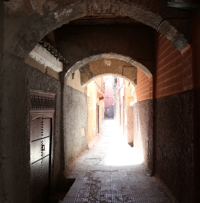 Magical tunnels leading to mysterious places in Essaouira.