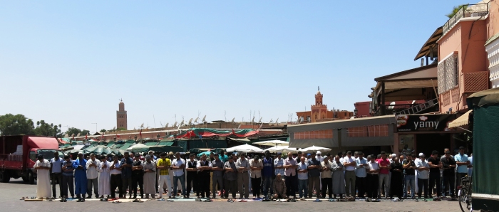 Call to prayer in Marrakech.